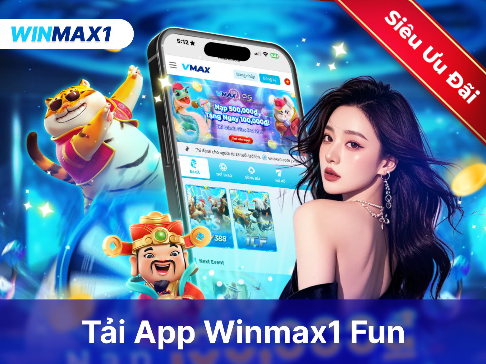 Tải App Winmax1 Fun